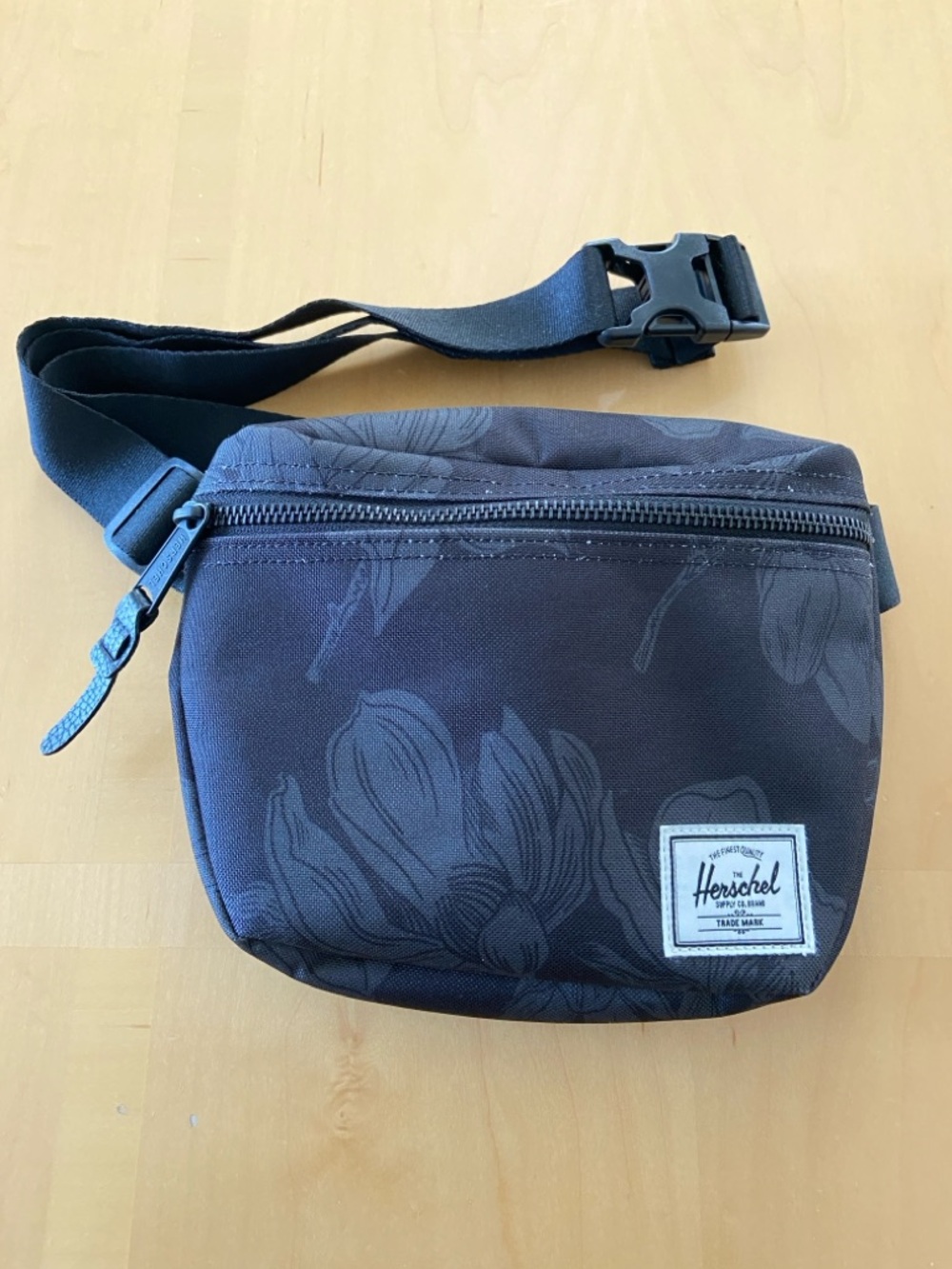 Herschel Supply Co. Black Floral Waist Pack